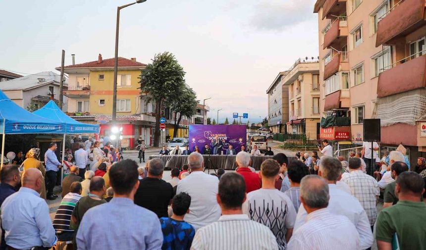 Düzce Belediye Başkanı Özlü: 'Biz hep kalıcı işler yapıyoruz'