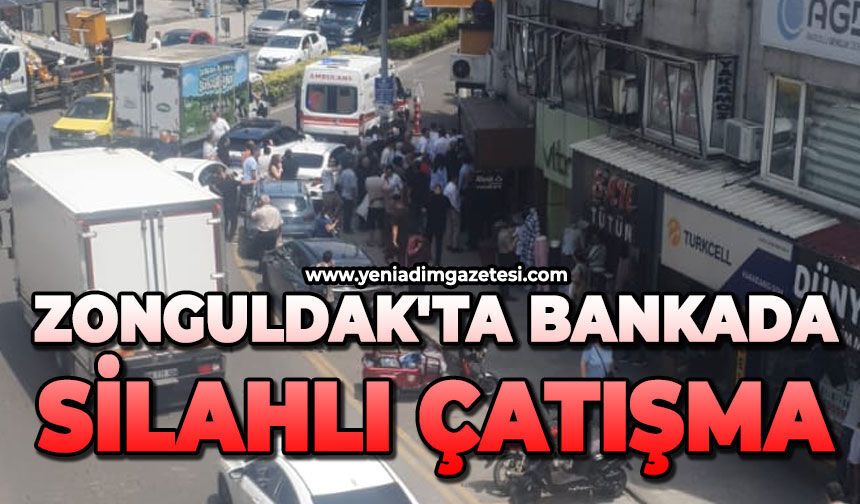 Zonguldak'ta bankada silahlı çatışma