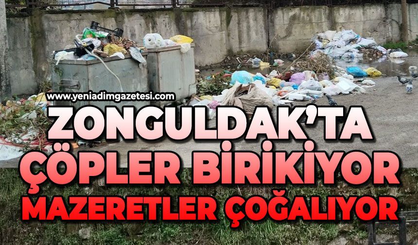 'Zonguldak'ta çöpler birikiyor, mazeretler çoğalıyor'