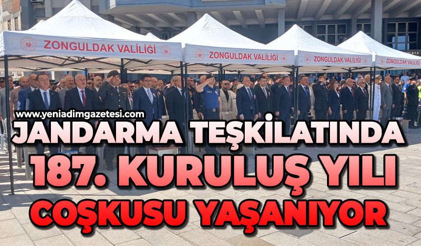 Jandarma Teşkilatında 187. kuruluş yılı coşkusu yaşanıyor
