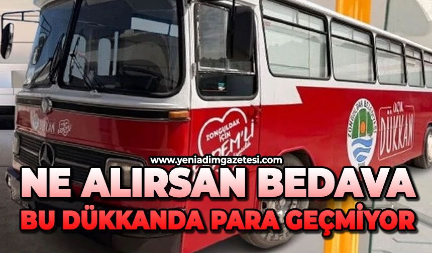 Ne alırsan bedava: Bu dükkanda para geçmiyor