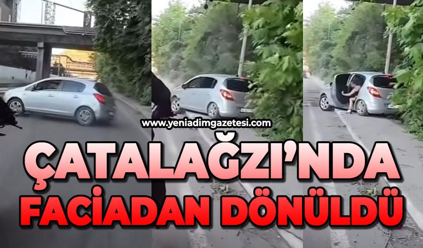 Çatalağzı'nda faciadan dönüldü