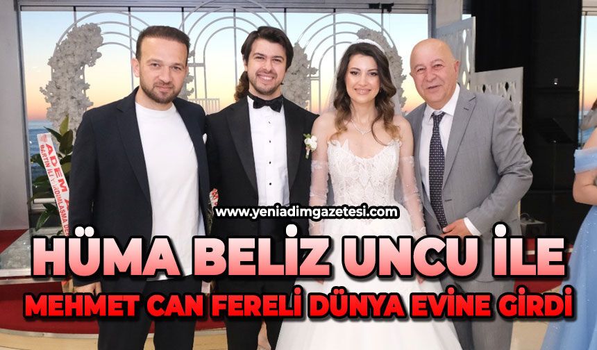 Hüma Beliz Uncu ile Mehmet Can Fereli dünya evine girdi