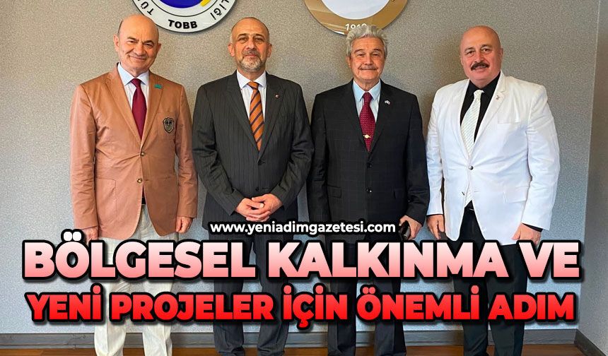Bölgesel Kalkınma ve Yeni Projeler için önemli adım
