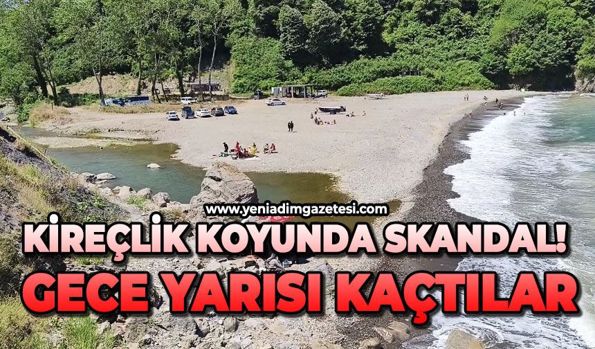 Kireçlik koyunda skandal: Gece yarısı kaçtılar!