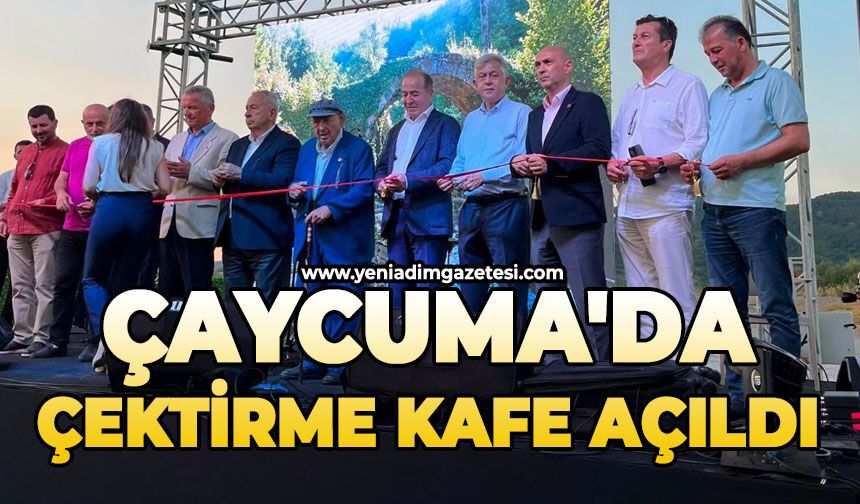 Çaycuma'da Çektirme Kafe hizmete girdi