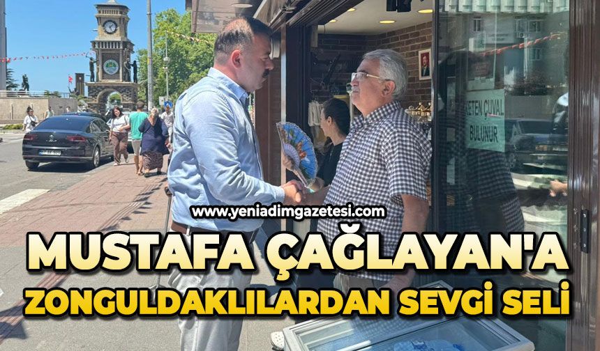 Mustafa Çağlayan'a Zonguldaklılardan sevgi seli