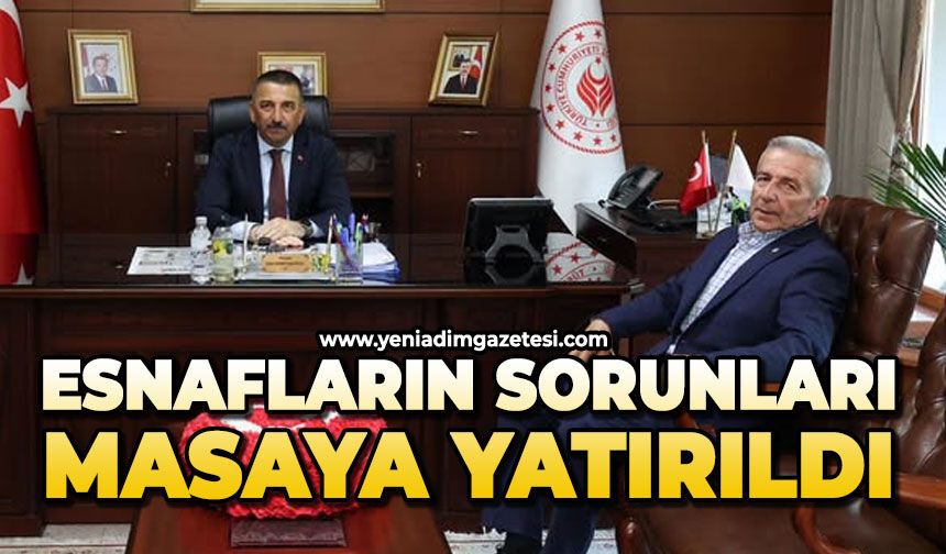Esnafların sorunları masaya yatırıldı