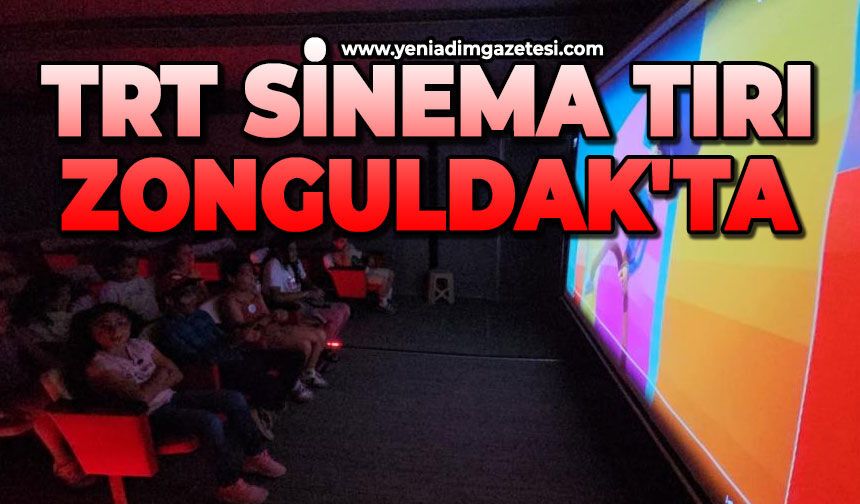 TRT Sinema Tırı Zonguldak'ta
