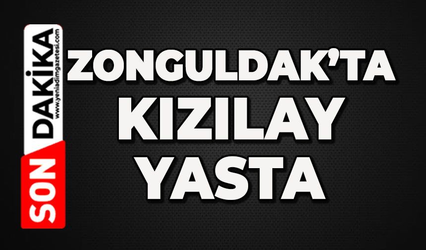 Zonguldak'ta Kızılay yasta