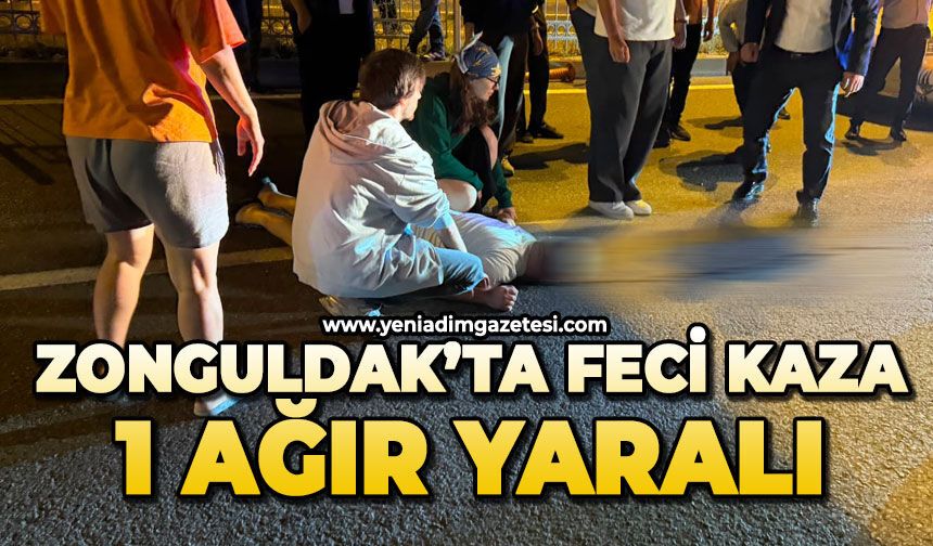 Zonguldak'ta feci kaza: 1 ağır yaralı