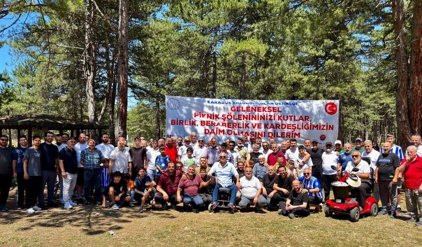 Dadaşlar geleneksel piknik şöleninde buluştu