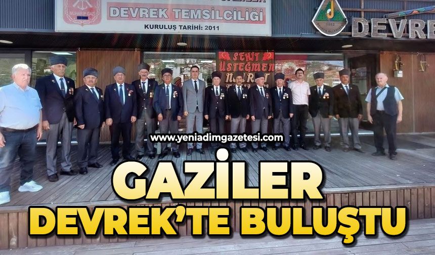 Gaziler Devrek'te buluştu