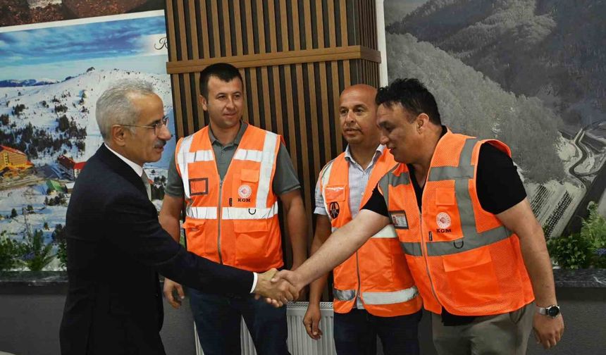 Bakan Uraloğlu'ndan Bolu Dağı Bakım İşletme Şefliğine ziyaret