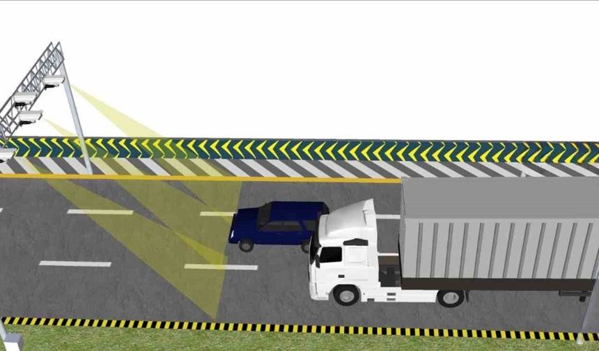 Kamyon ve tır trafiği 7/24 elektronik olarak izlenecek