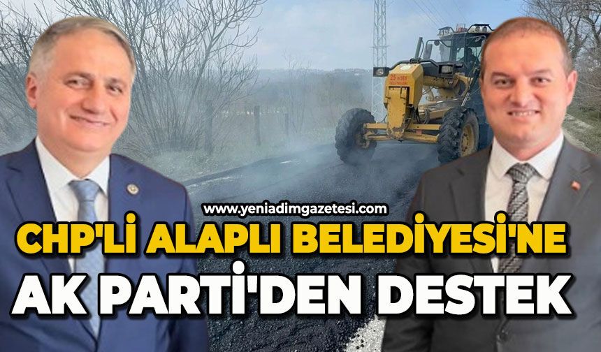 CHP'li Alaplı Belediyesi'ne AK Parti'den destek