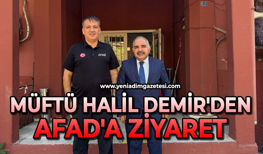 Müftü Halil Demir'den AFAD'a ziyaret