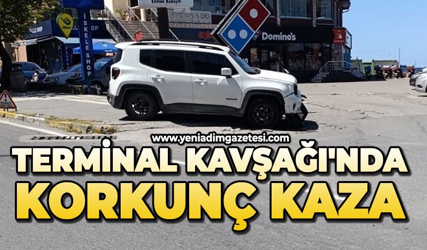 Terminal Kavşağı'nda korkunç kaza