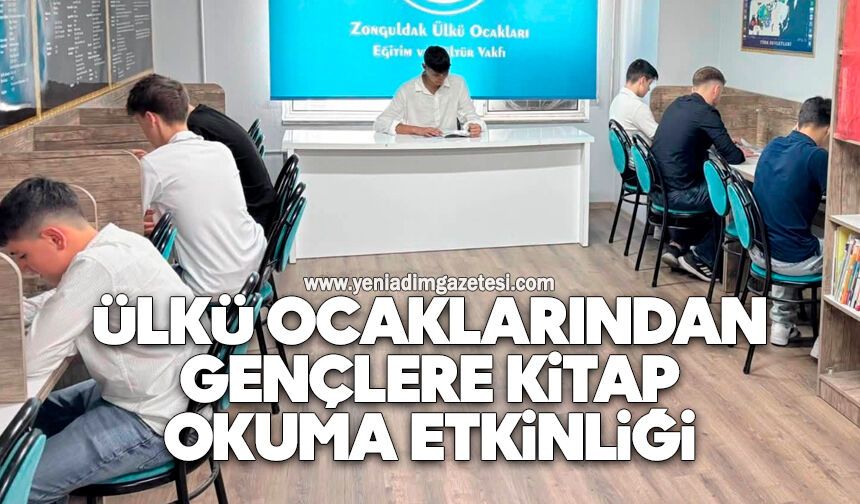 Ülkü Ocaklarından gençlere kitap okuma etkinliği