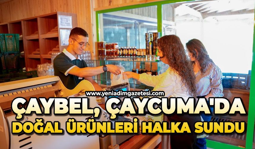 ÇAYBEL, doğal ürünleri halka sundu