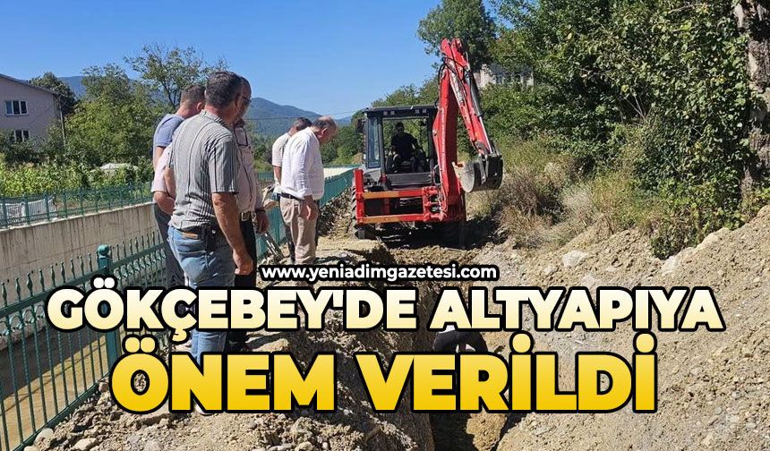 Gökçebey'de altyapıya önem verildi