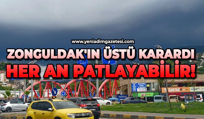 Zonguldak'ın üstü karardı her an patlayabilir!