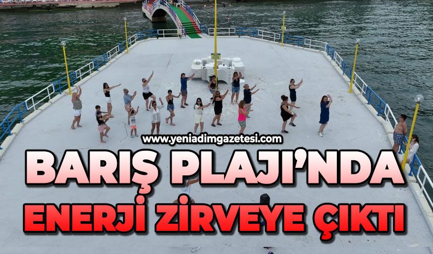 Barış Plajı’nda enerji zirveye çıktı
