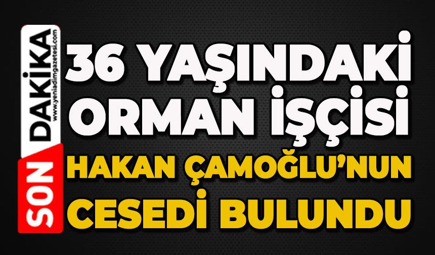 Orman işçisinin cansız bedeni bulundu