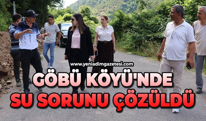 Göbü Köyü'nde su sorunu çözüldü