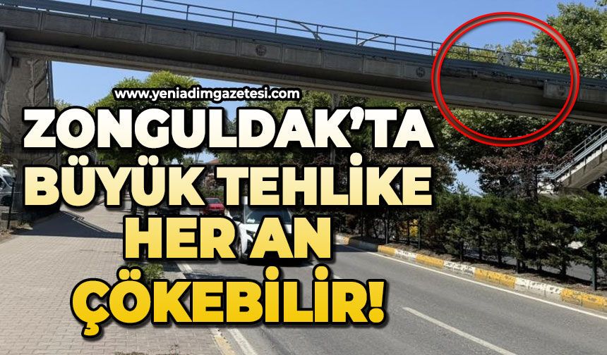 Zonguldak'ta büyük tehlike: Her an yıkılabilir!