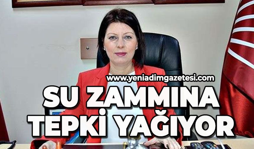 Su zammına tepki yağıyor
