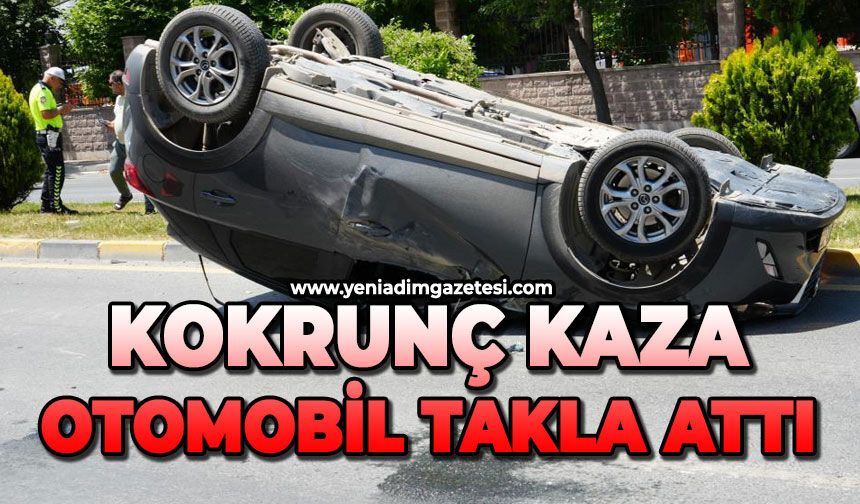 Otomobil takla attı: 1 yaralı