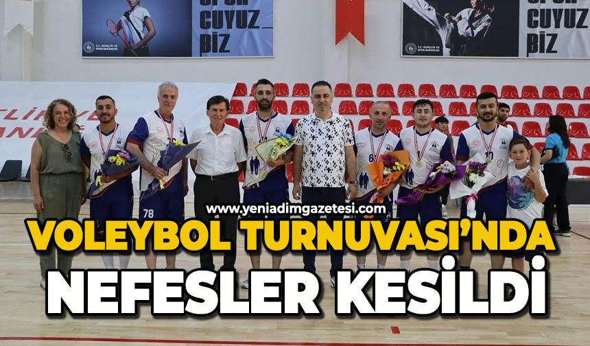 Voleybol Turnuvası’nda nefesler kesildi