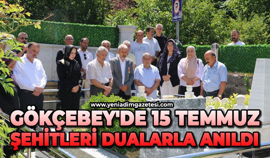 Gökçebey'de 15 Temmuz şehitleri dualarla anıldı