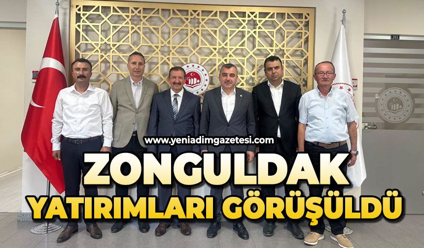 Zonguldak yatırımları görüşüldü