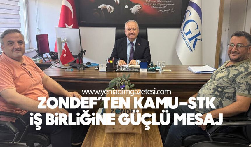 ZONDEF’ten Kamu–STK iş birliğine güçlü mesaj