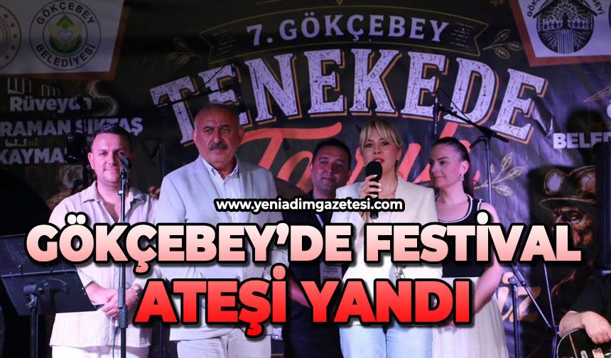 Gökçebey'de festival ateşi yandı