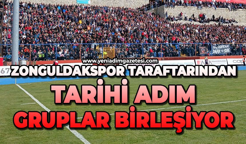 Zonguldakspor taraftarından tarihi adım: Gruplar birleşiyor