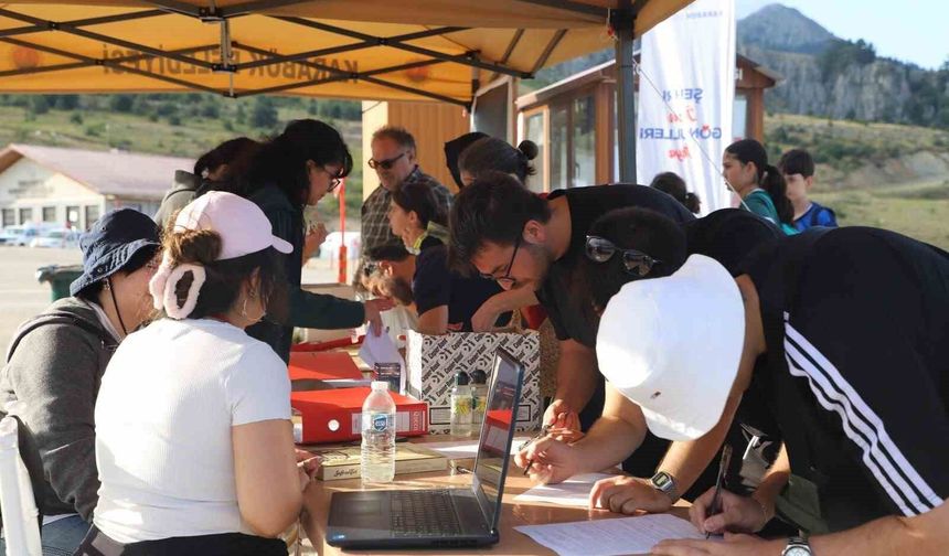 Keltepe festivalde 3 bin gökyüzü meraklısını ağırladı
