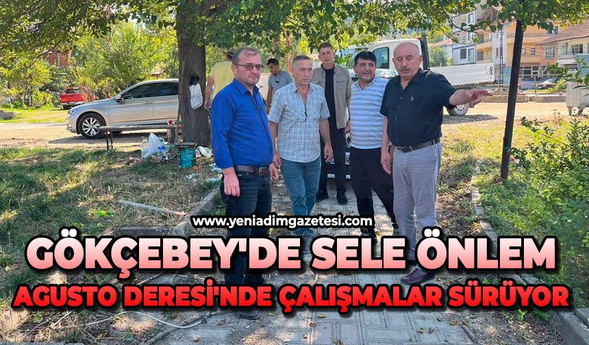 Gökçebey'de sele önlem: Agusto Deresi'nde çalışmalar sürüyor