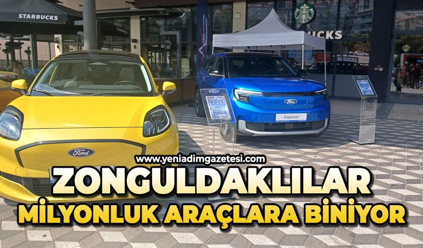 Zonguldaklılar milyonluk araçlara biniyor