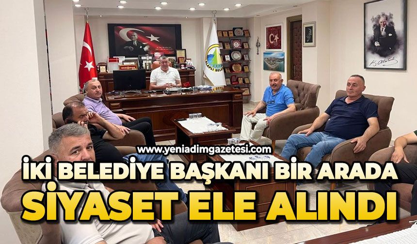 İki Belediye Başkanı bir arada: Siyaset ele alındı