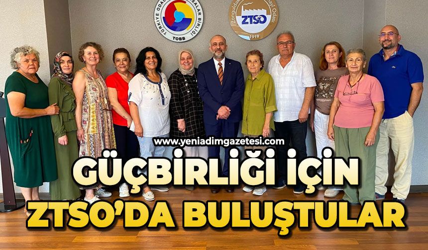 Kadın Kooperatifleri ve Kadın Girişimciler güç birliği için ZTSO'da buluşlar