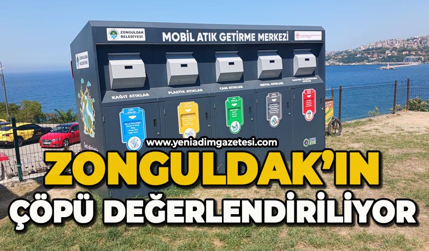 Zonguldak'ın çöpü değerlendiriliyor