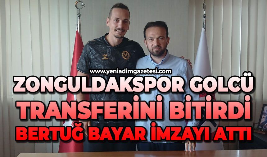 Zonguldakspor golcü transferini bitirdi: Bertuğ Bayar imzayı attı