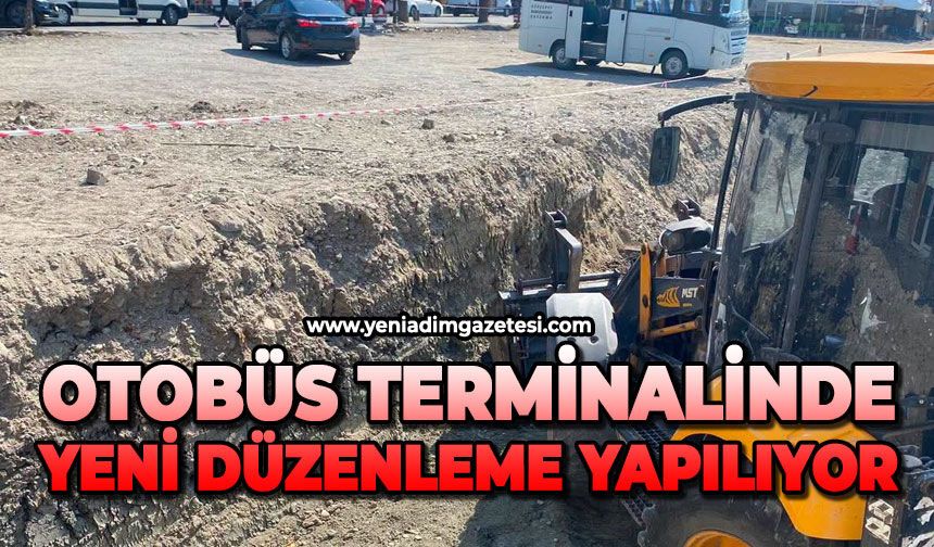 Otobüs terminalinde yeni düzenleme yapılıyor