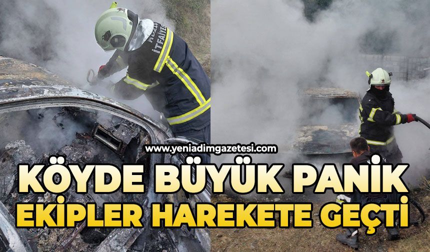 Köyde büyük panik: Ekipler harekete geçti