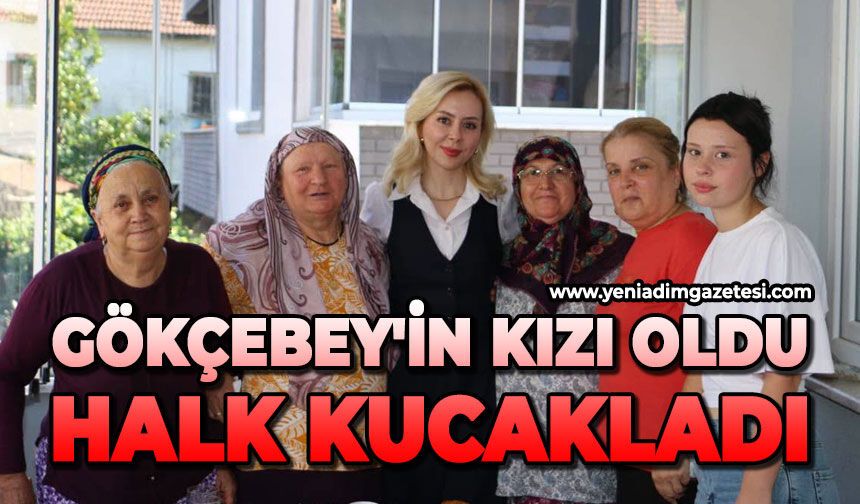 Gökçebey'in kızı oldu, halk kucakladı