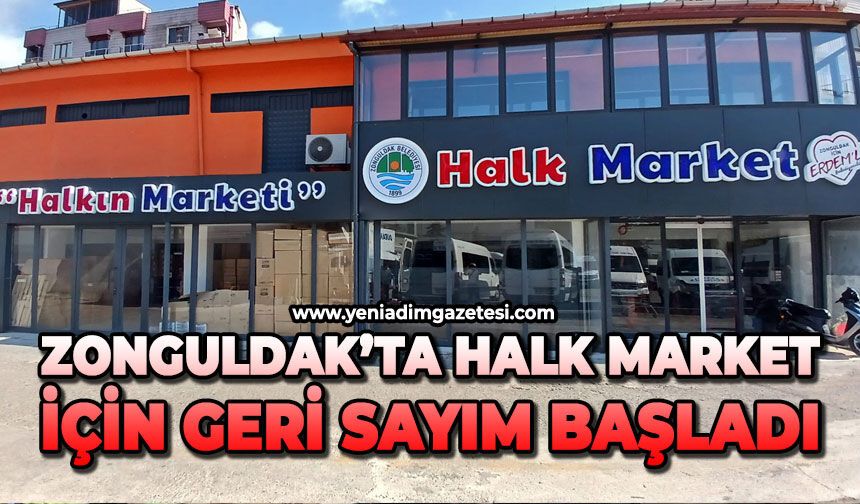 Zonguldak’ta Halk Market için geri sayım başladı