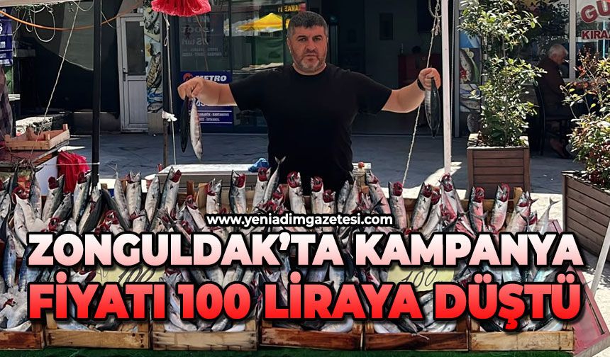 Zonguldak'ta kampanya başlatıldı: Fiyatı 100 liraya düştü